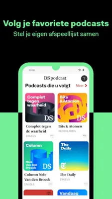 De Standaard podcasts android App screenshot 2