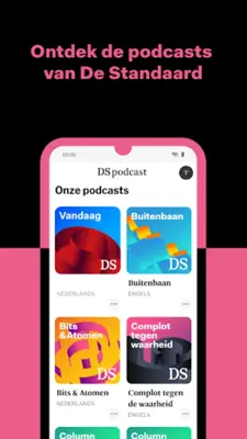 De Standaard podcasts android App screenshot 5