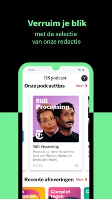 De Standaard podcasts android App screenshot 6